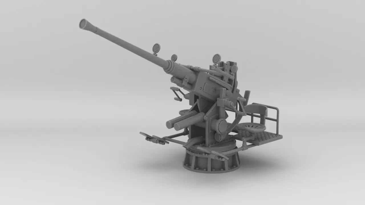 1/12 USN Single 40mm Bofors (Elevated) - distefan 3d print