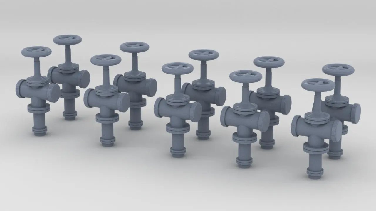 1/125 USN Fire Plug Set (10pcs) - distefan 3d print