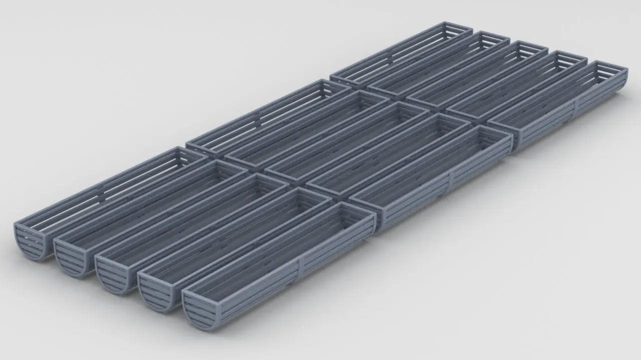 1/125 USN Floater Net Basket Set (15pcs) - distefan 3d print