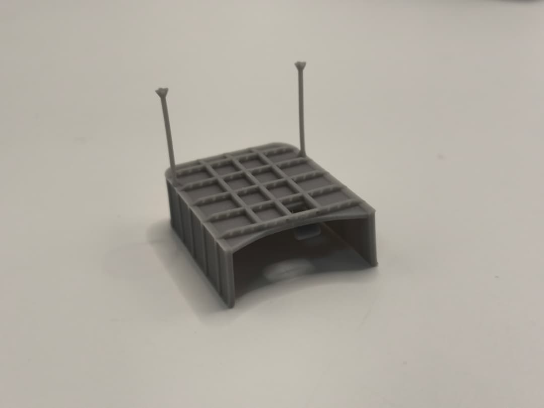 1/125 USS Fletcher 20mm Gun (Round Bridge) Tub Protosoon