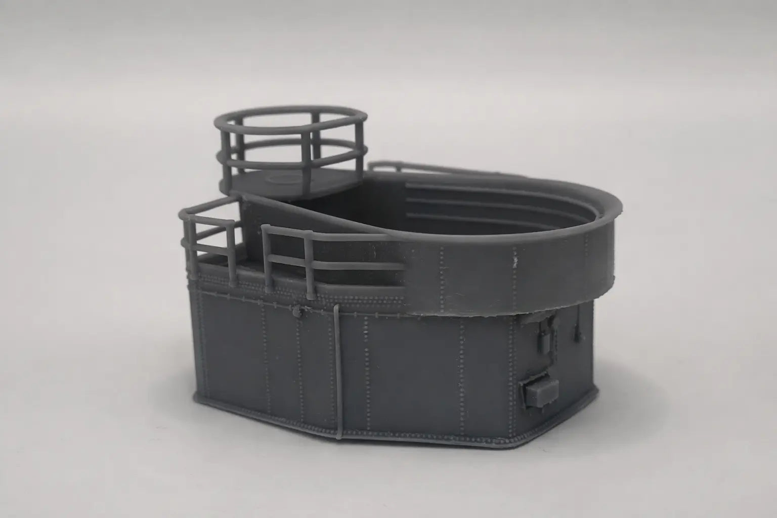 1/125 USS Fletcher Aft 40mm Tub Platform - distefan 3d print