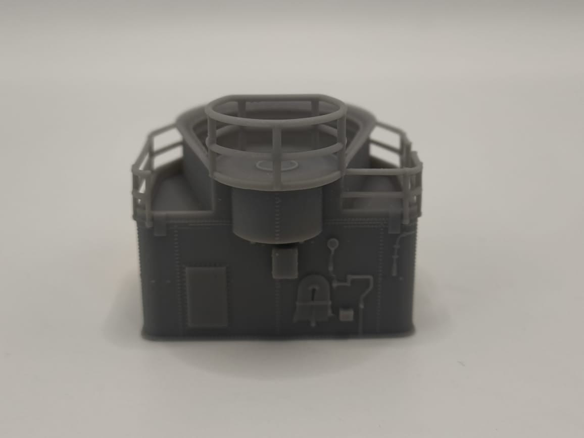 1/125 USS Fletcher Aft 40mm Tub Platform - distefan 3d print