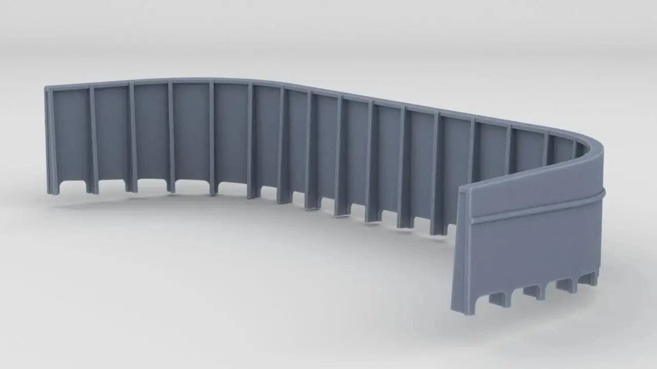 1/125 USS Fletcher Amidships 20mm Gun Tub (Port) - distefan 3d print