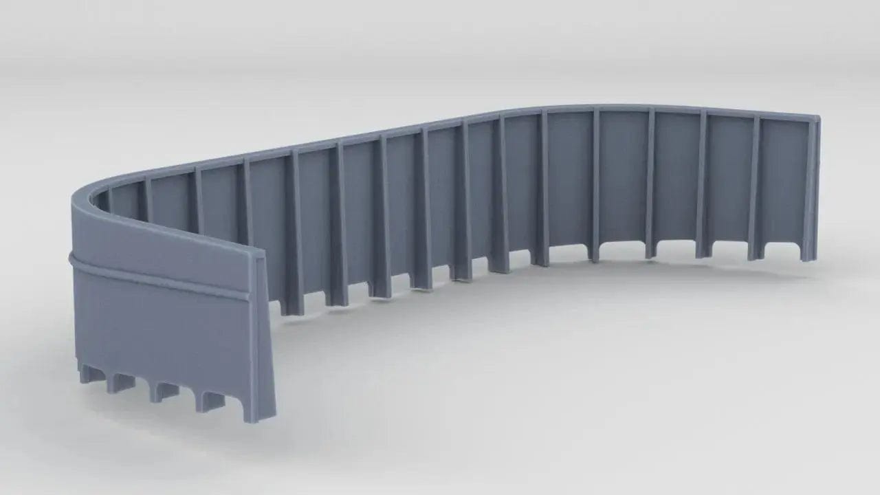 1/125 USS Fletcher Amidships 20mm Gun Tub (Starboard)- distefan 3d print