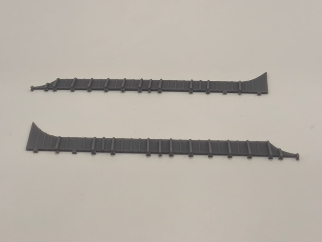 1/125 USS Fletcher Structure Bulwark Set (2pcs) - distefan 3d print