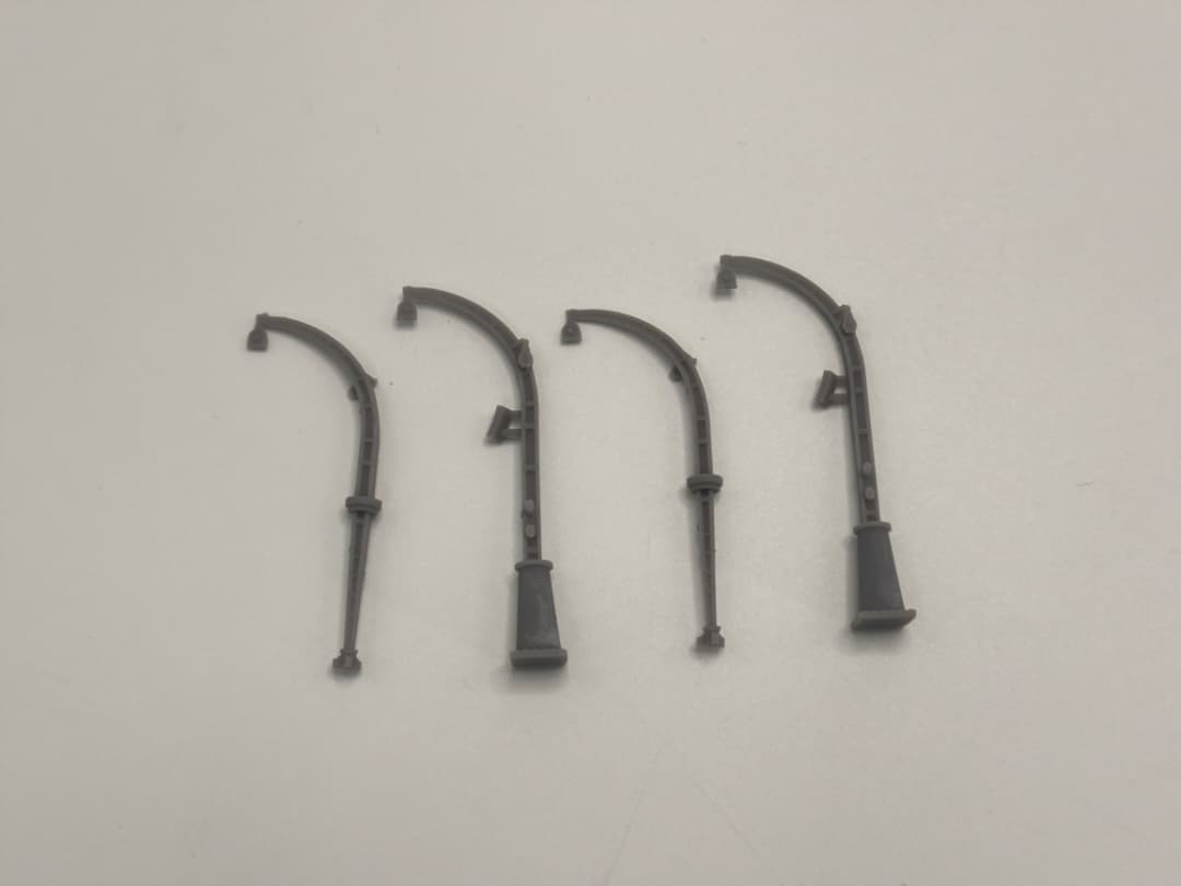 1/125 USS Fletcher Whaleboat Cranes Set (4pcs) Resin3Dinteractive