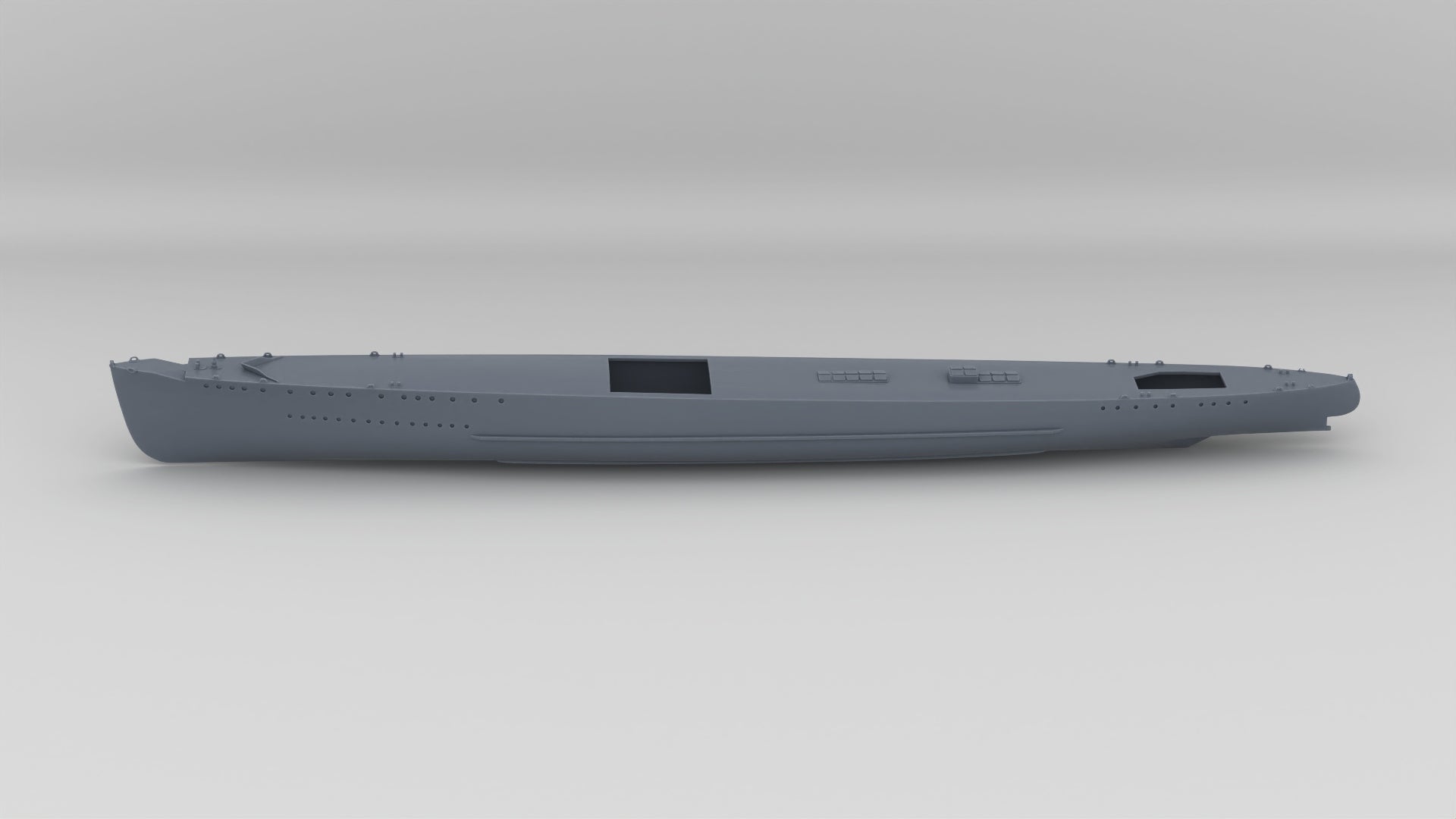 1/125 USS Ward (DD-139) Hull Set - distefan 3d print