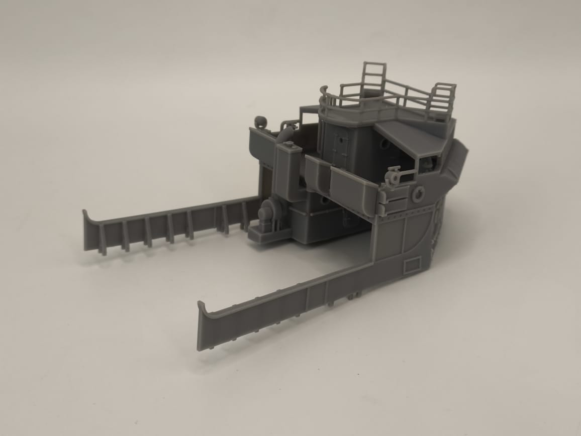 1/125 USS Ward Navigation Bridge - distefan 3d print