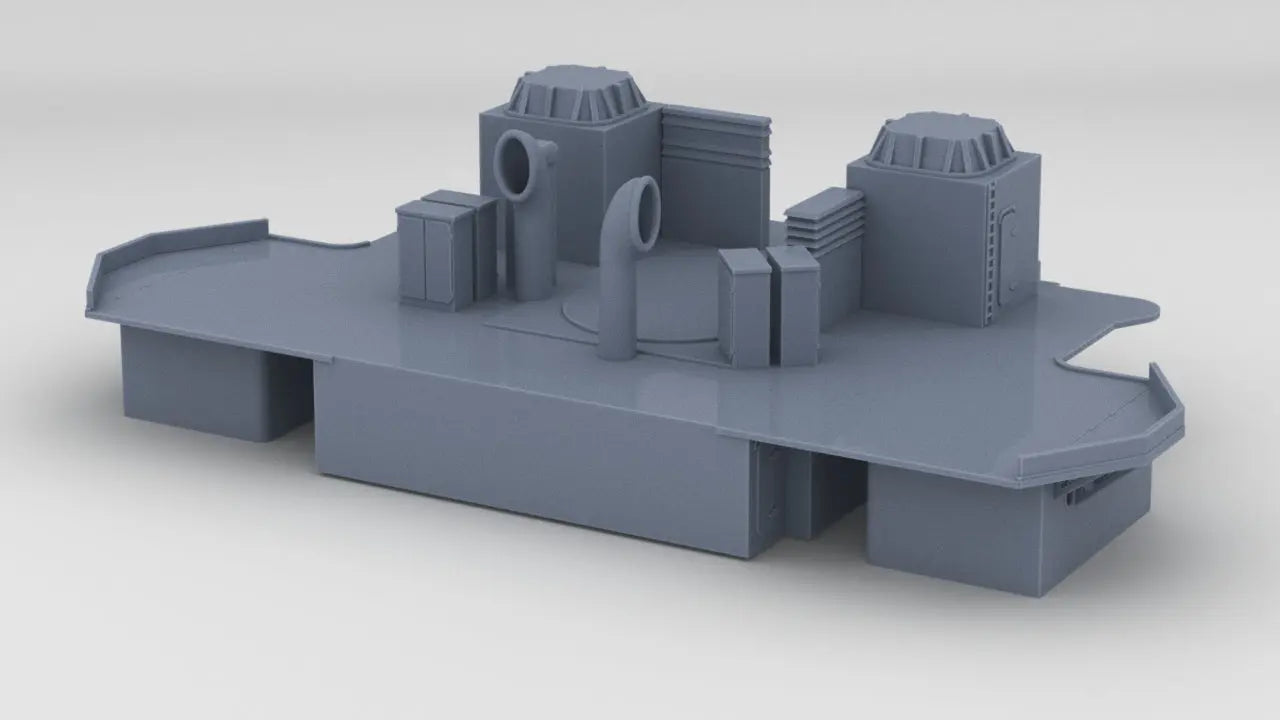 1/128 DKM Graf Spee Amidships Deck 1 - distefan 3d print