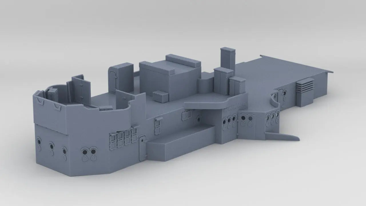 1/128 DKM Graf Spee Forward Deck 1 - distefan 3d print