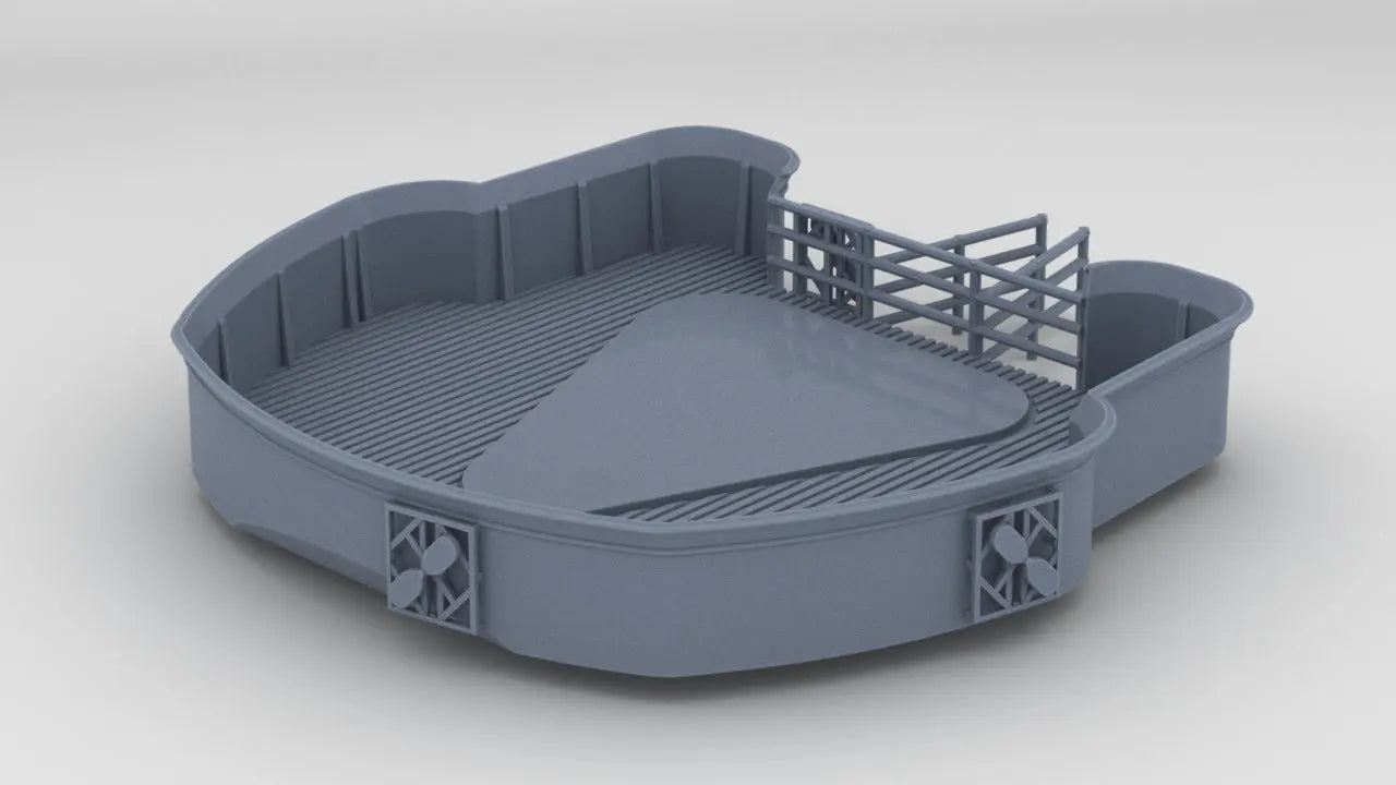 1/128 DKM Scharnhorst Forward Deck 7 - distefan 3d print