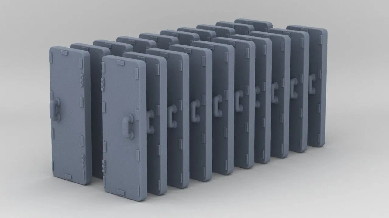 1/128 HMS Hood - Doors Set (20pcs) - distefan 3d print