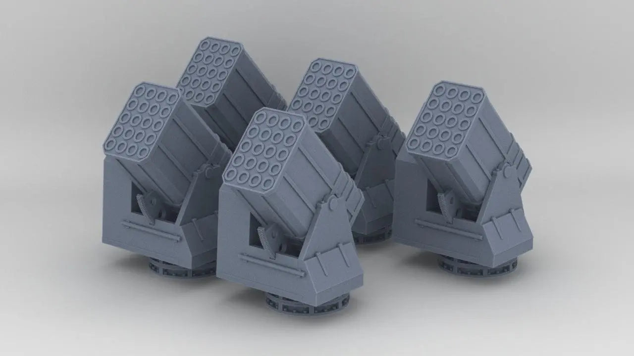 1/128 HMS UP AA Rocket Set (5pcs) - distefan 3d print