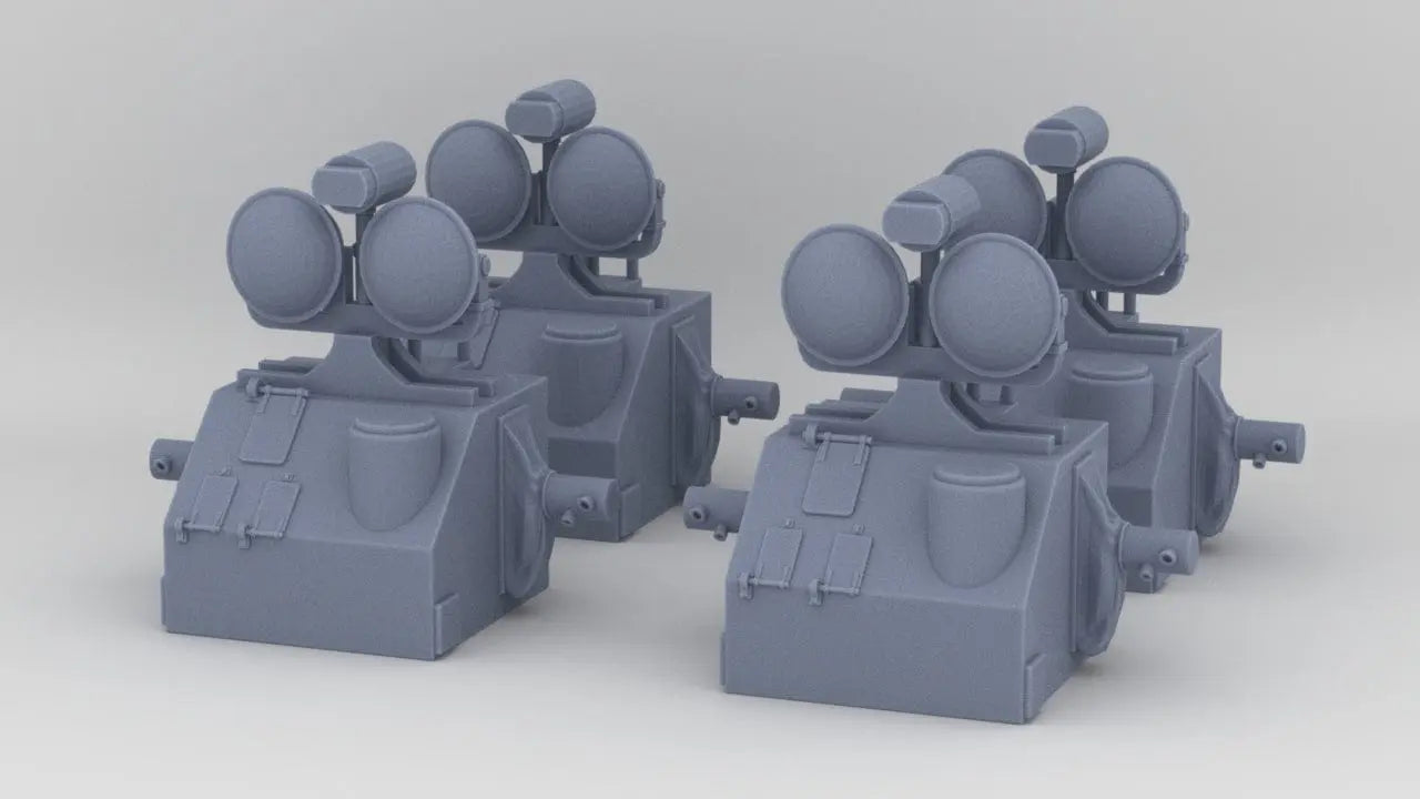 1/128 HMS Vanguard Director Control Towers Type 275 Set (4pcs) - distefan 3d print