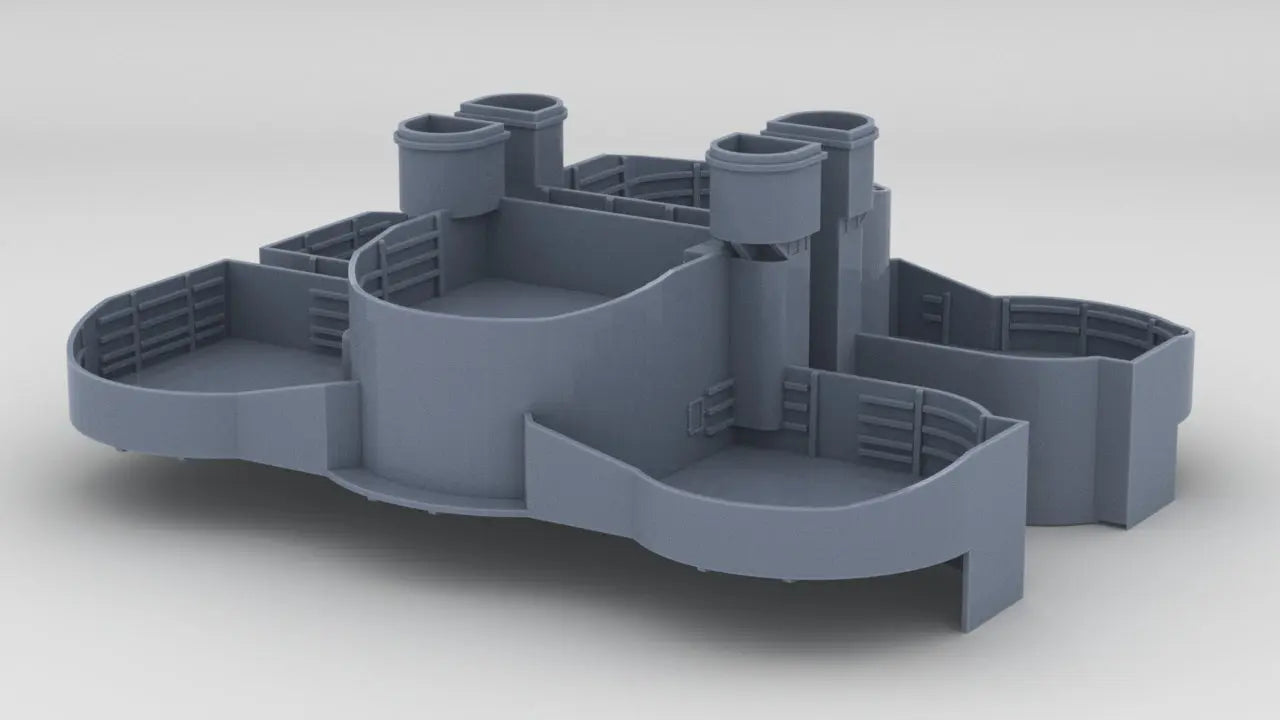 1/128 USS Iowa (BB-61) Amidships 40mm Tubs Set Protosoon