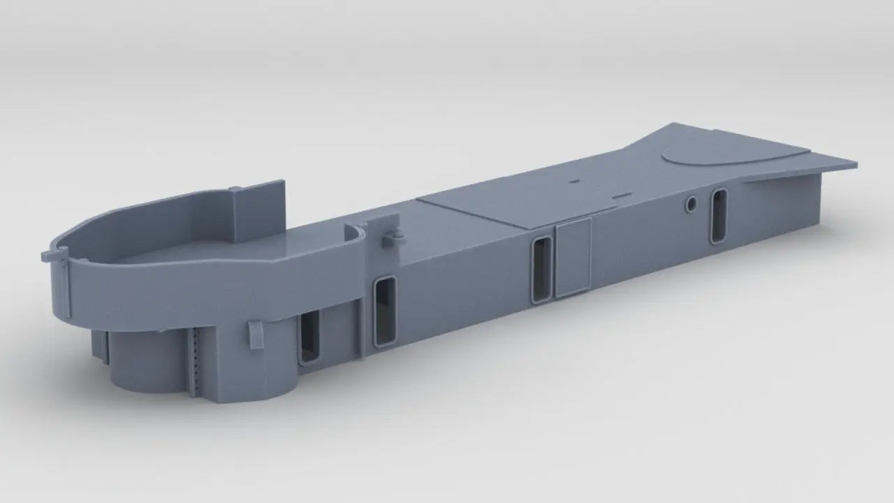 1/128 USS Missouri (BB-63) Aft Deck 3 Resin3Dinteractive