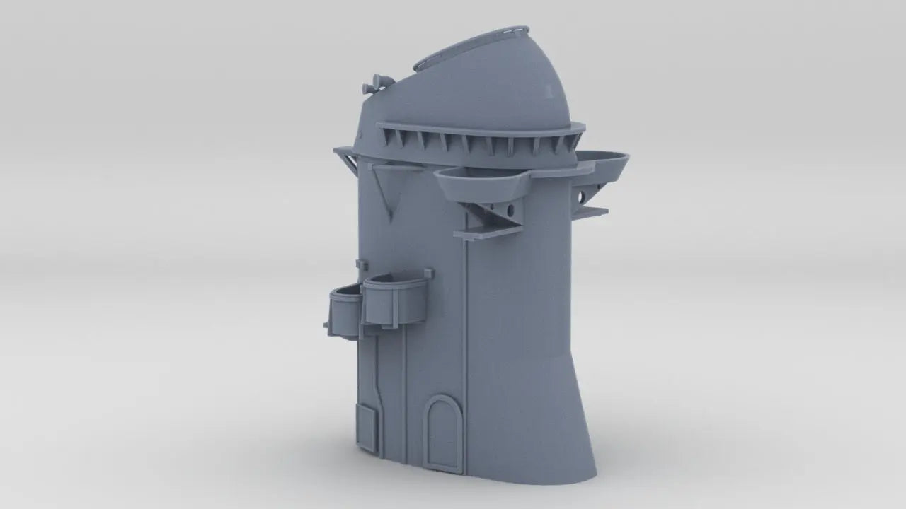 1/128 USS Missouri (BB-63) Aft Funnel Resin3Dinteractive