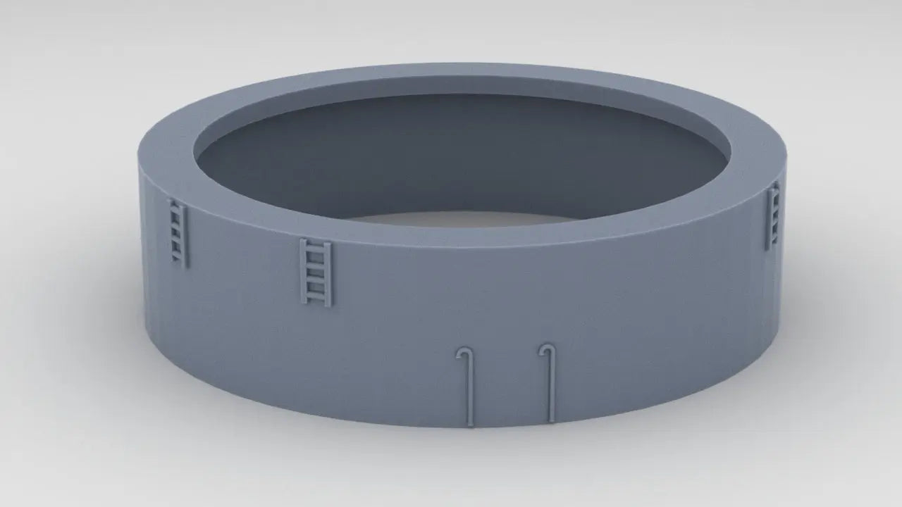 1/128 USS Missouri (BB-63) Forward Barbette Resin3Dinteractive