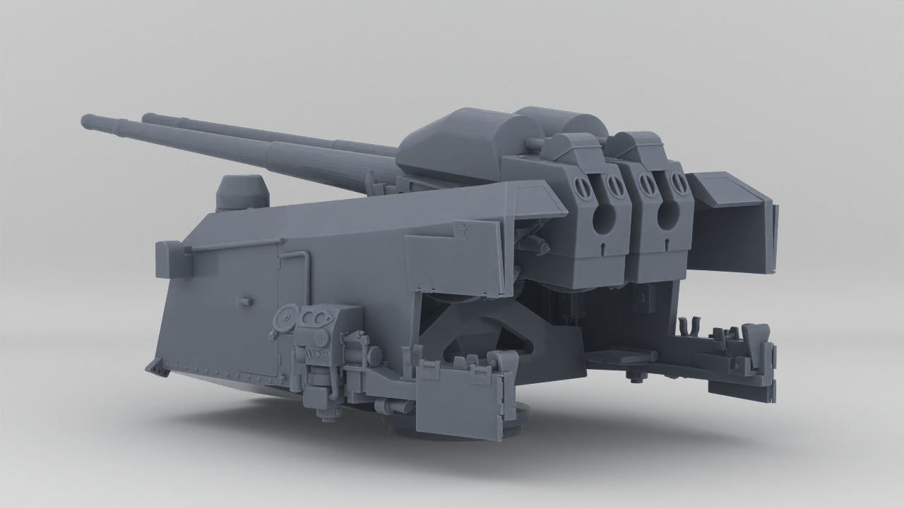 1/128 DKM 10.5cm SK C/33 Guns in the Dopp L C/31 GE Twin Mount Protosoon
