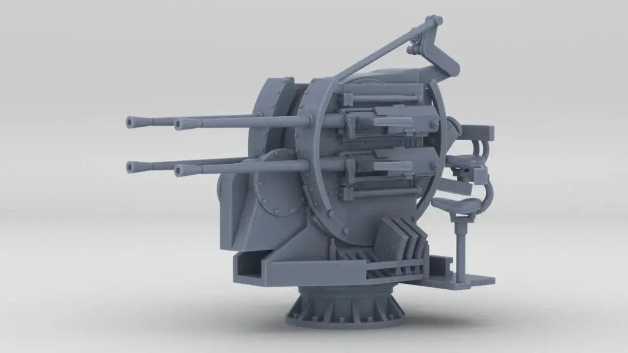 1/128 DKM 20mm-MG-C/38 Quadruple - distefan 3d print