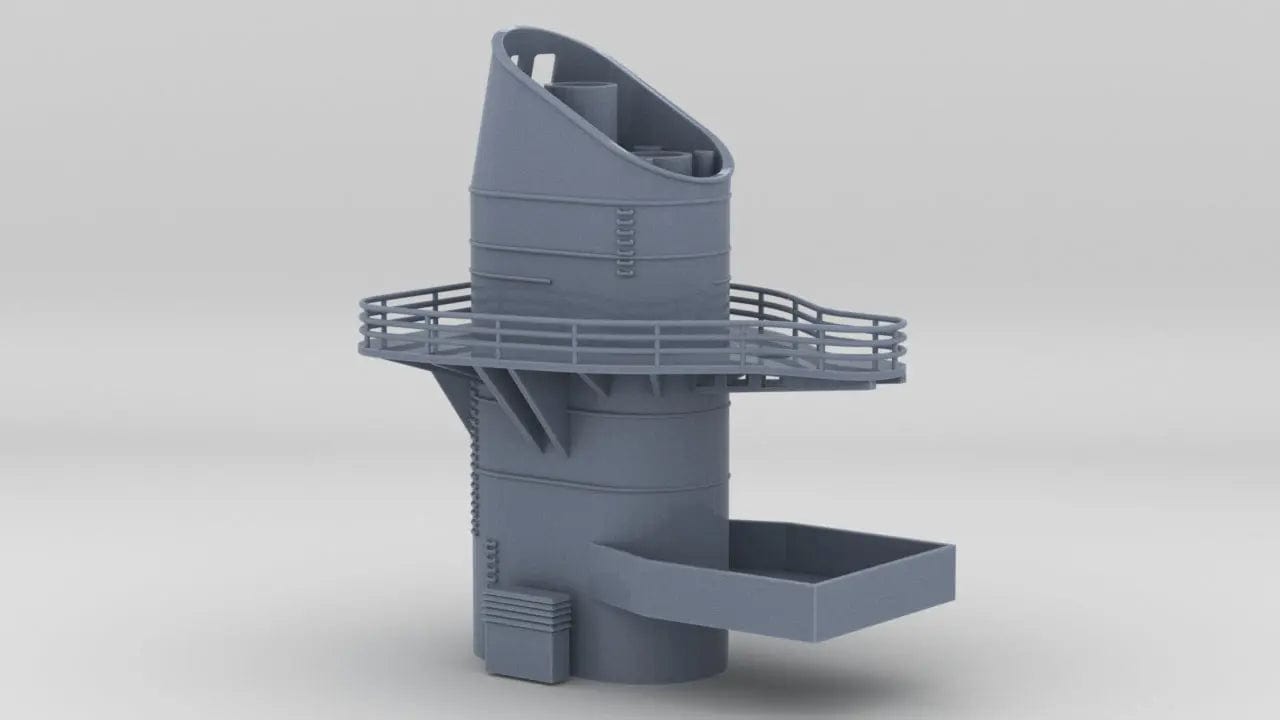 1/128 DKM Admiral Scheer Funnel - distefan 3d print