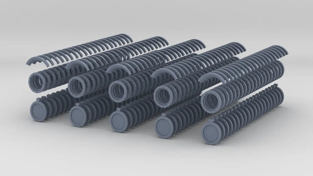 1/128 DKM Battleship Portholes Set (100pcs) - distefan 3d print