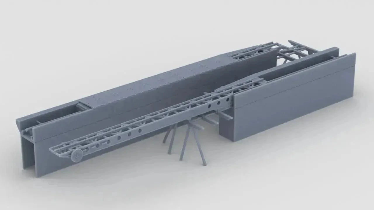 1/128 DKM Bismarck Catapult - distefan 3d print