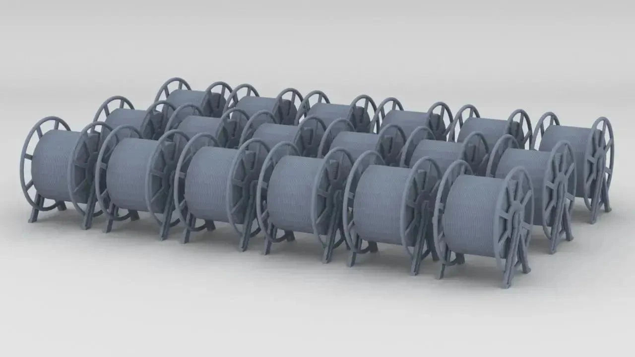 1/128 DKM Rope Reels (Mid) Set (18pcs) - distefan 3d print