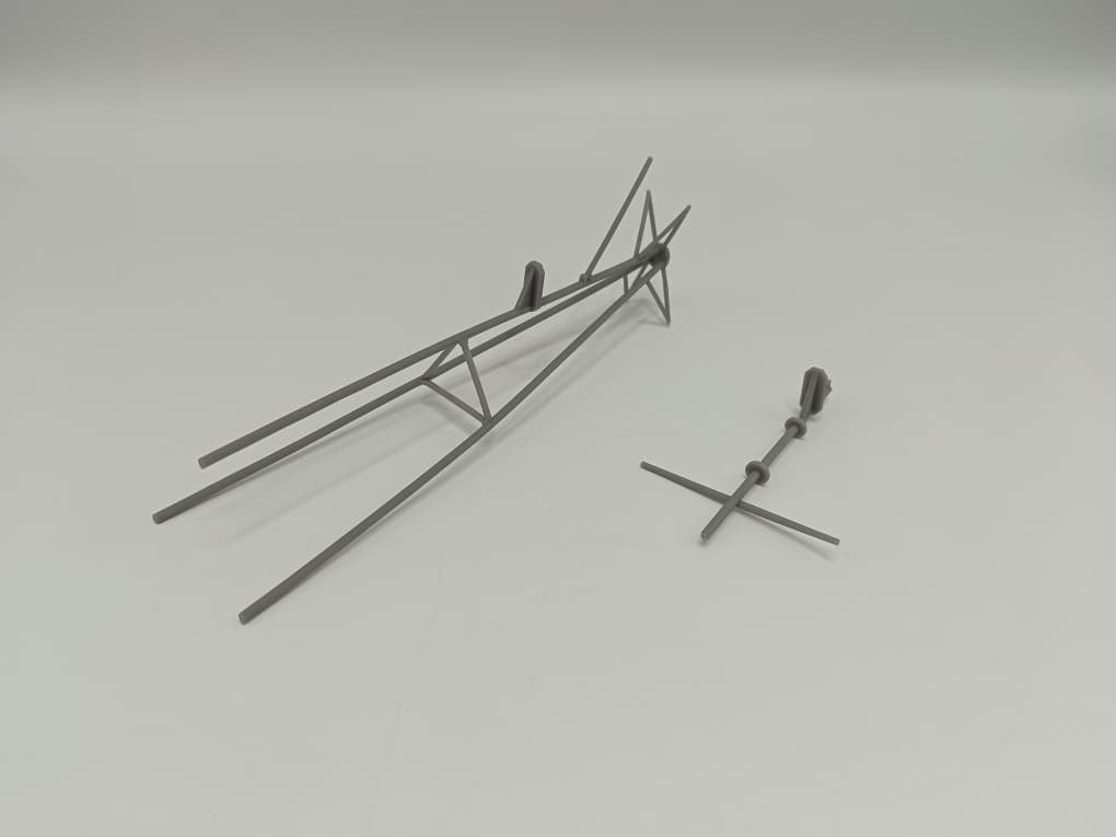 1/128 HMS Dido Aft Mast - distefan 3d print
