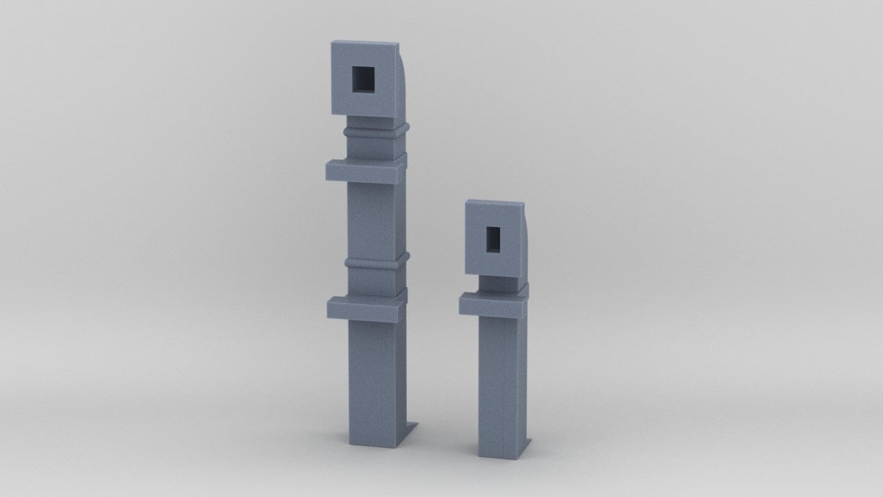 1/128 HMS Hood - Aft Deck Vents Set (2pcs) - distefan 3d print