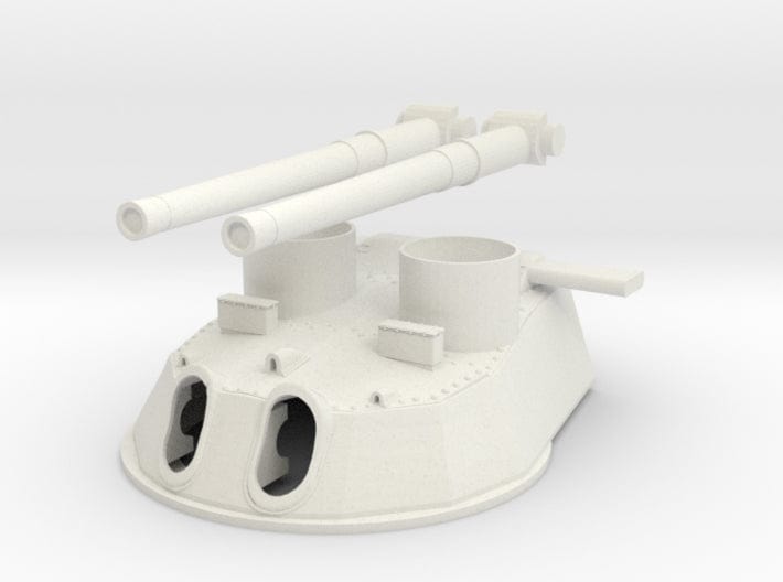 1/128 HMS twin 15-inch (381 mm) turret 2 - distefan 3d print