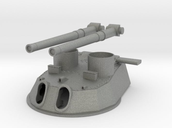 1/128 HMS twin 15-inch (381 mm) turret 2 - distefan 3d print