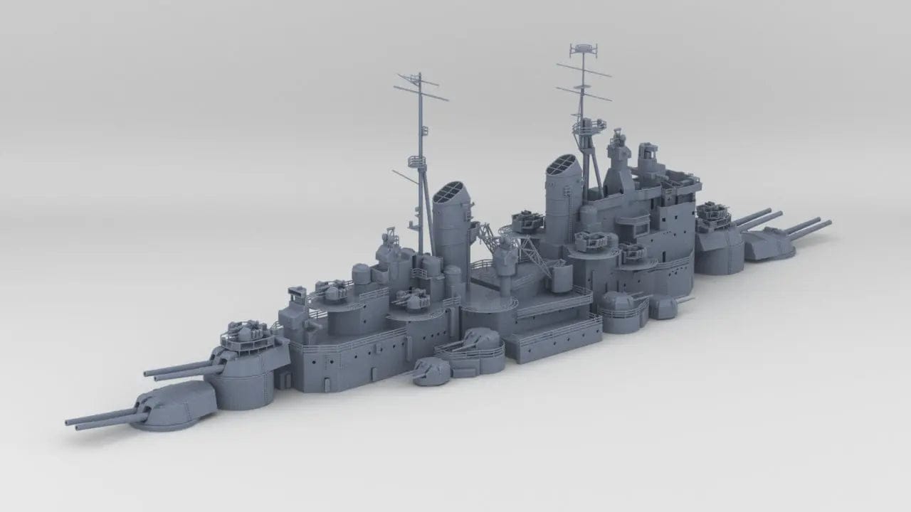 1/128 HMS Vanguard Set - distefan 3d print