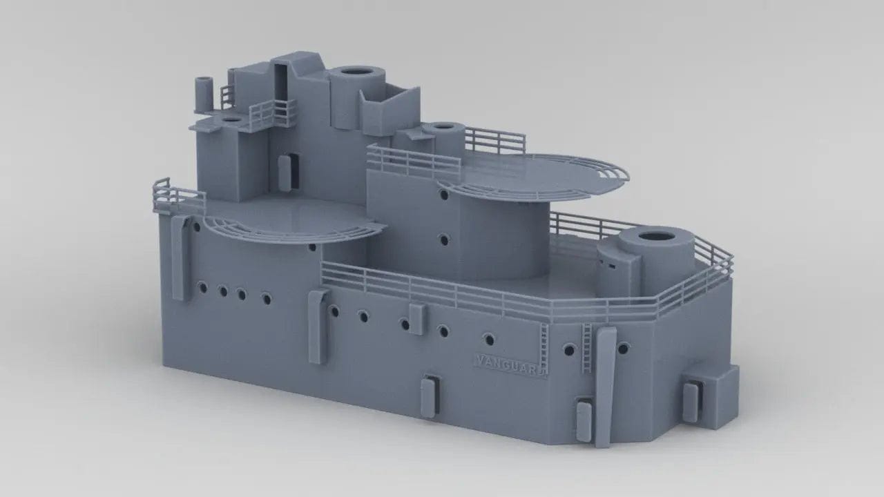 1/128 HMS Vanguard Set - distefan 3d print