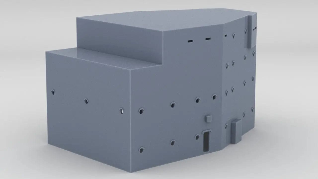 1/128 HMS Warspite Forward Deck 2-3-4-5 - distefan 3d print