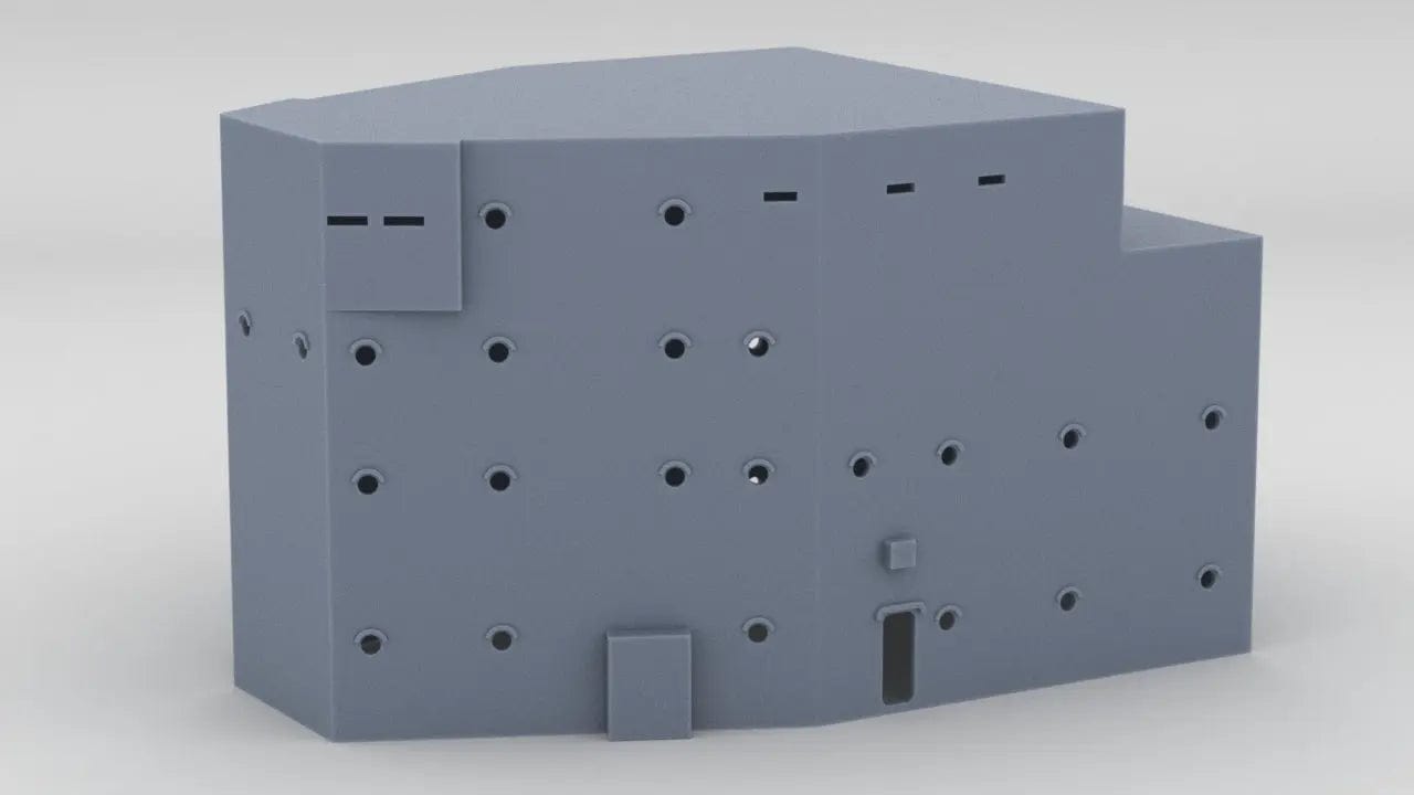 1/128 HMS Warspite Forward Deck 2-3-4-5 - distefan 3d print