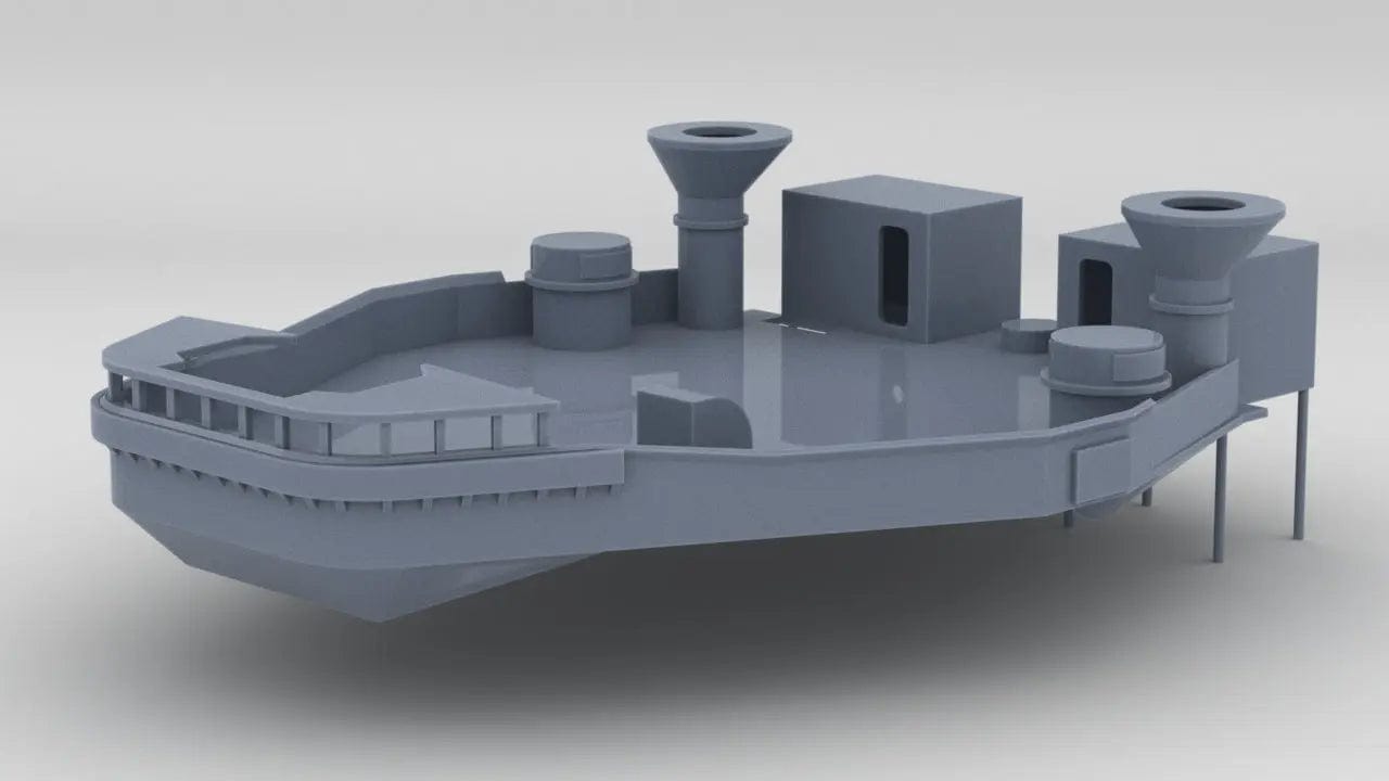 1/128 HMS Warspite Forward Deck Admiral's Bridge - distefan 3d print