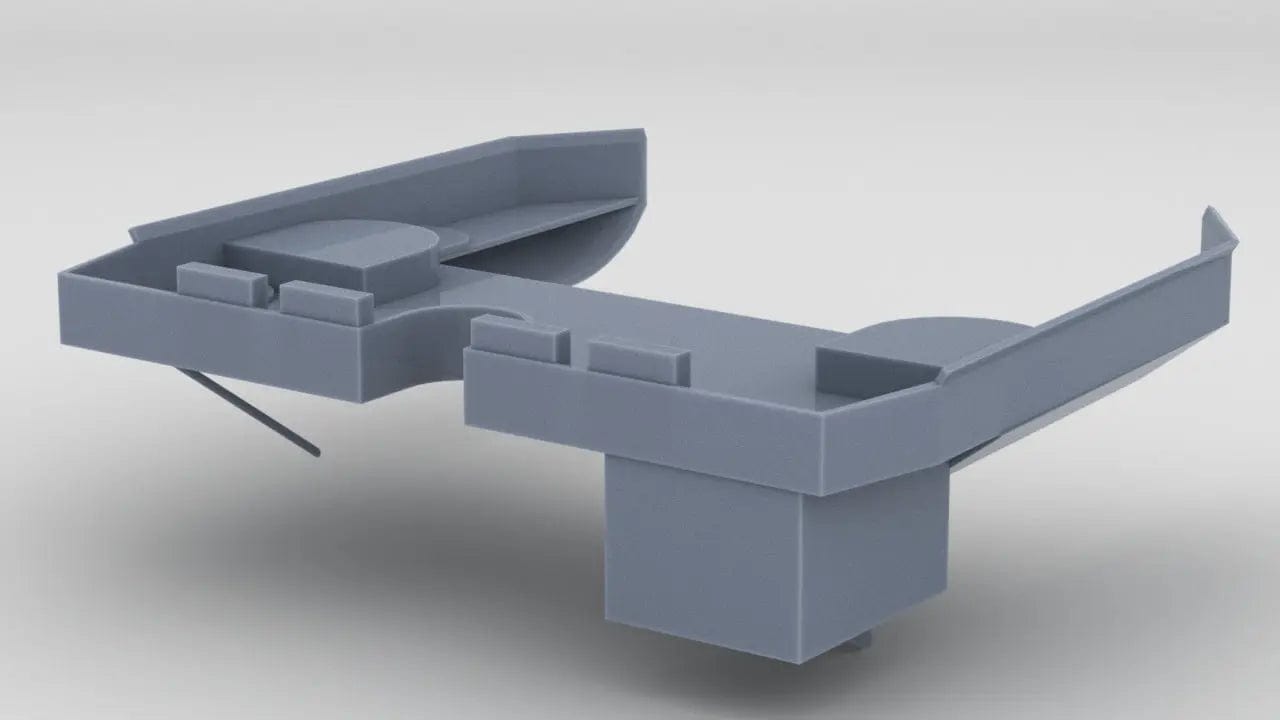 1/128 HMS Warspite Forward Deck Searchlight Platform - distefan 3d print