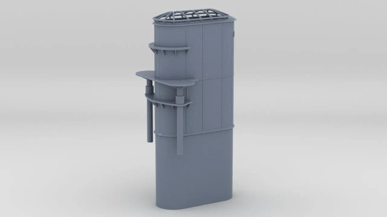 1/128 HMS Warspite Funnel - distefan 3d print