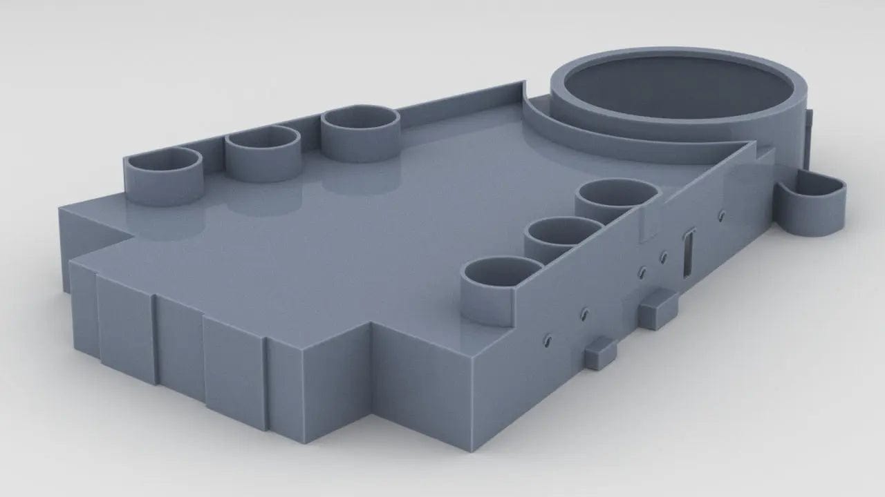 1/128 HMS Warspite Superstructure Forward Deck 1 - distefan 3d print