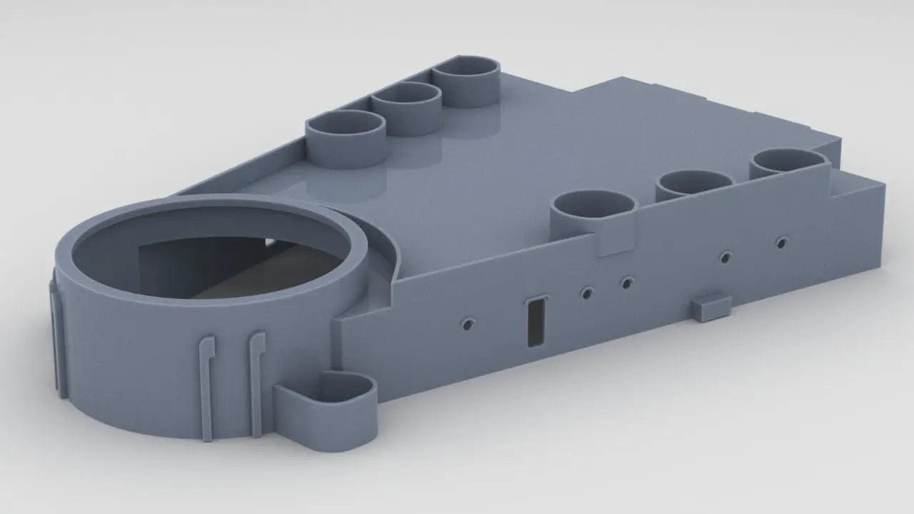 1/128 HMS Warspite Superstructure Forward Deck 1 - distefan 3d print