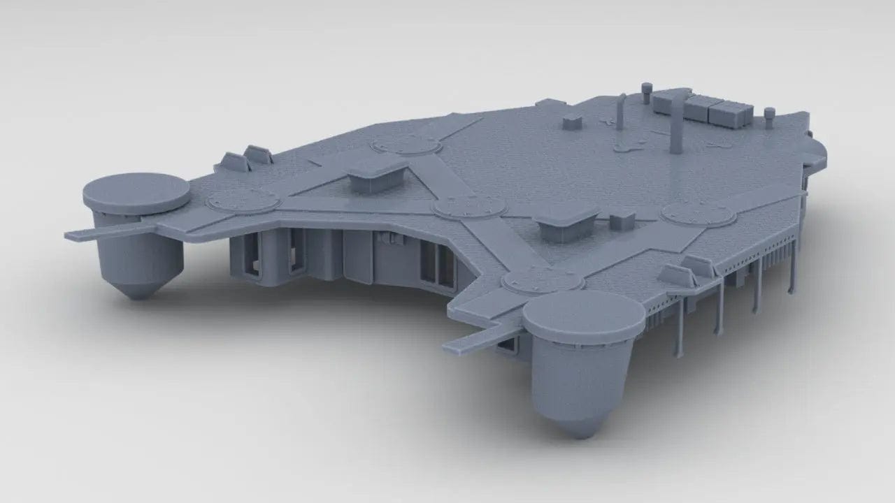 1/128 IJN Takao Structure Aft Deck 1 - distefan 3d print