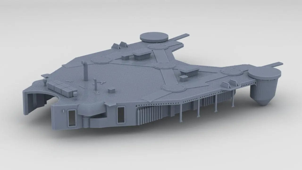 1/128 IJN Takao Structure Aft Deck 1 - distefan 3d print