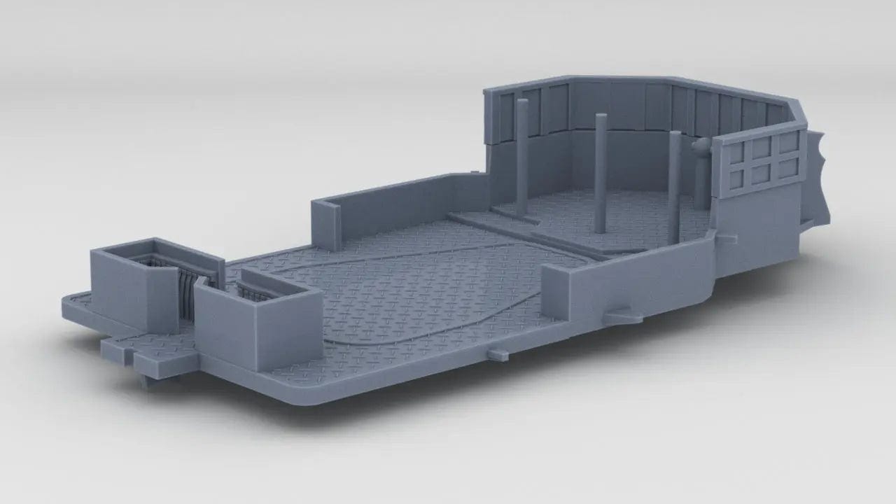 1/128 IJN Takao Structure Forward Deck 3 - distefan 3d print