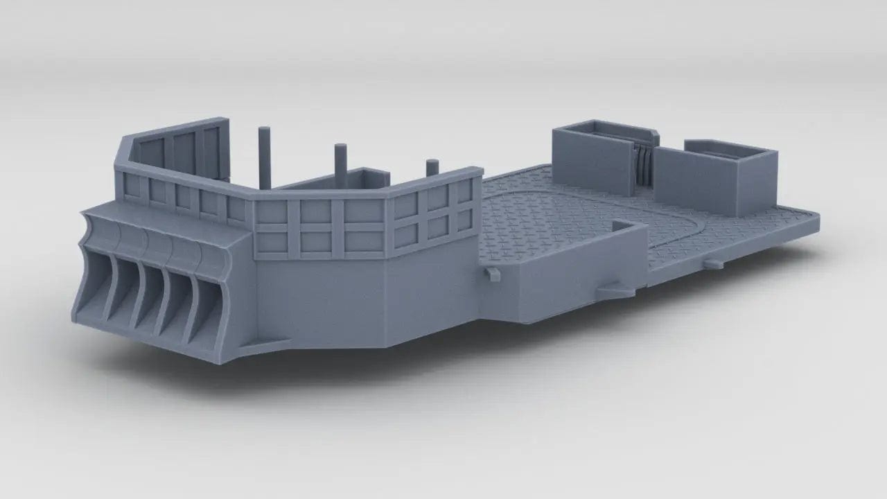 1/128 IJN Takao Structure Forward Deck 3 - distefan 3d print