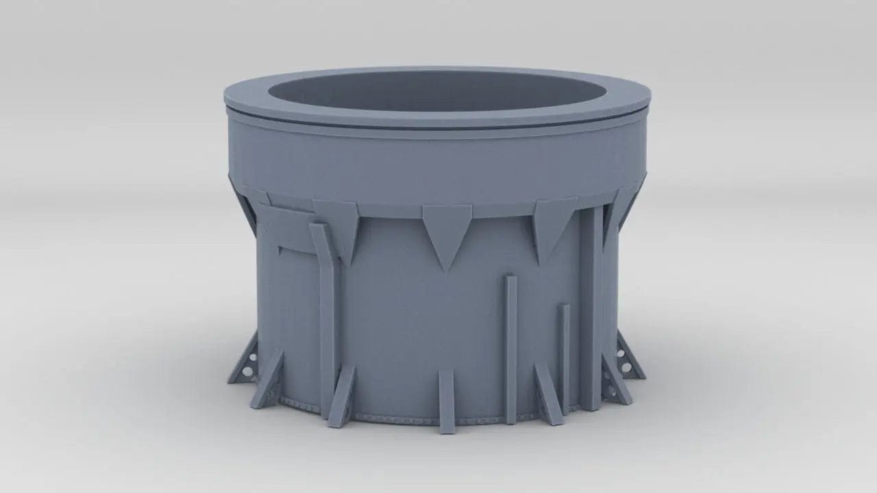 1/128 IJN Takao Turret 2 Barbette - distefan 3d print