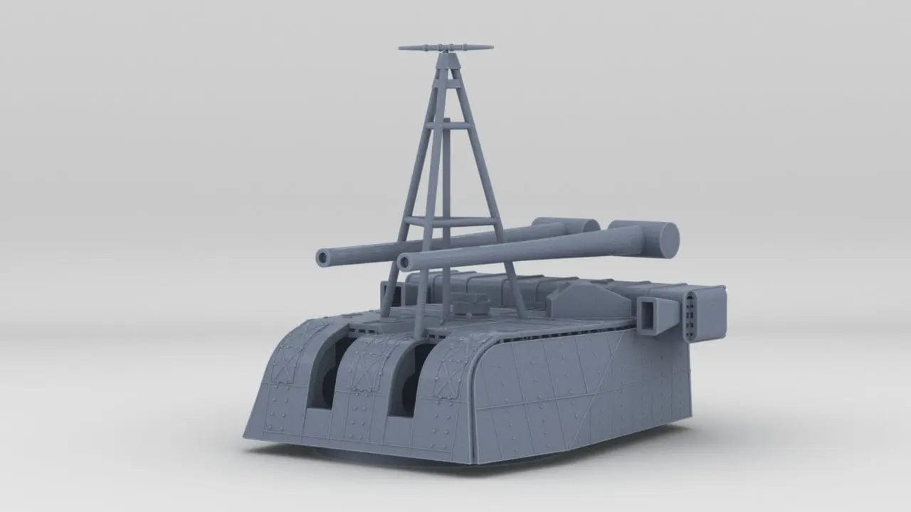 1/128 IJN Takao Turret 2 - distefan 3d print