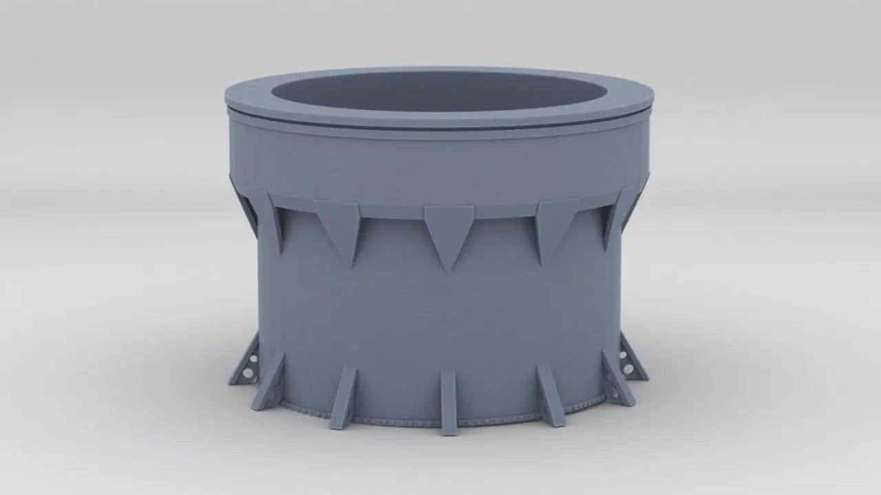 1/128 IJN Takao Turret 4 Barbette - distefan 3d print