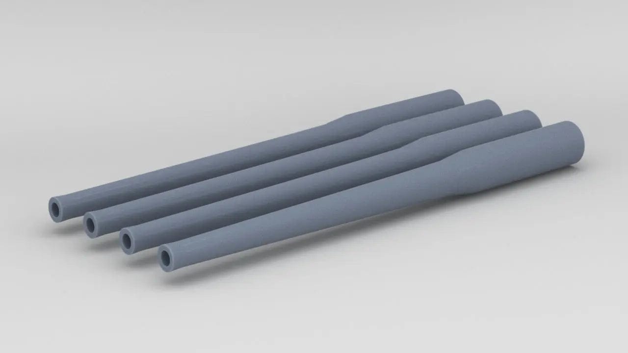 1/128 US Battleship 12 inch 45 Cal. Mark 5 Barrel Set (4pcs) - distefan 3d print