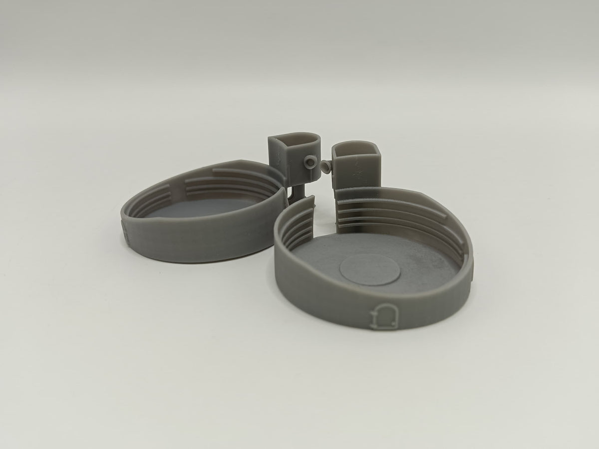 1/128 USS Iowa BB-61 40mm Quad Tub Forecastle Set - distefan 3d print
